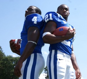 Pictured - Cliff Harris, left and Re'Quan Boyette, right