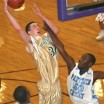 Kelly thunders to the hole against Panther Creek - copyright BDN Premium