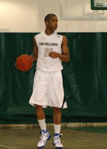 Andre Dawkins surveys the court during the Boo Williams Invitational - BDN Photo