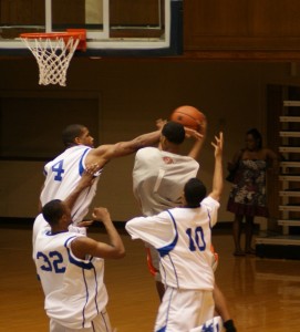 Ross gets a lot of attention when he has the ball - BDN Photo