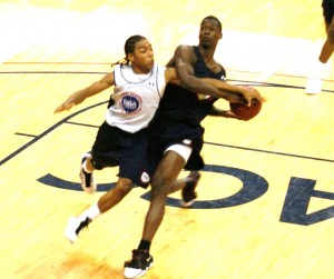 BDN covers all the major events in person, including Barnes driving on Pressey at the NBAPA Top 100 Camp.