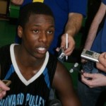Harrison Barnes was swarmed by media earlier this season - BDN Photo