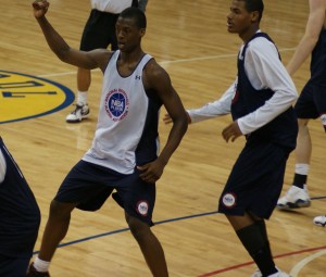 Harrison Barnes calls for the ball during the NBAPA Top 100 Camp