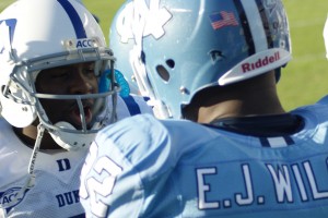 UNC stayed in Thaddeus Lewis face all day long in their 19-6 win