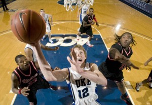 Singler scores 2 of his 17 points vs St. John's - Lance King Photo