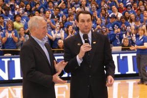 Coach K's 1000th career game at Duke