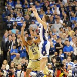Jon Scheyer nails a key three! Lance King