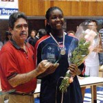 Duke got a big time front court player in Williams who rocks her hardware after helping Team USA come home with the Gold. DTV Photo