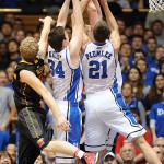 The Blue Devil Bigs will need to rebound against a tough FSU team on the road. LKI Images