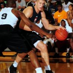 Mason drives the lane at the N.C. Pro Am - BDN Photo Rick Crank