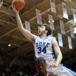 Kelly to the rack against Shaw - BDN Photo, Rick Crank