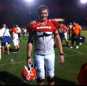 Davie County OL Trip McNeill visited Duke on Saturday.