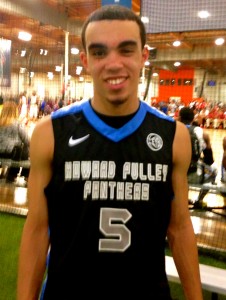 Duke Recruit 6'2" Tyus Jones of Apple Valley, MN, Photo by Andrew Slater