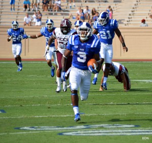 WR Jamison Crowder ignited the Blue Devils with a 76-yard punt return TD. BDN Photo