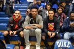 GARY TRENT JR, WENDELL CARTER AND TREVON DUVAL WATCH DUKE VS UNC IN CAMERON.