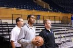 Jones has seen a lot of chages among the assistant coaches during his career.  Pictured here on his recruiting visit to Cameron.